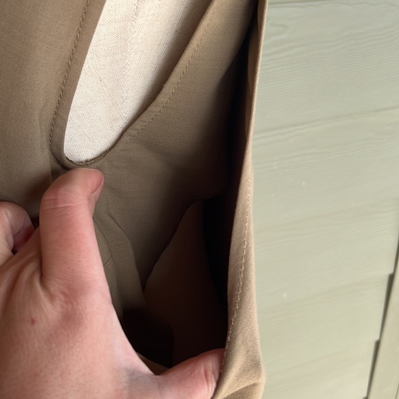 3.1 Phillip Lim Hi-Lo Wool Blend Sleeveless Dress with Leather Collar - Picture 6 of 15